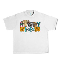 Western Howdy Heifer With Simmental Cow Urban Heavy Tee | Teevron