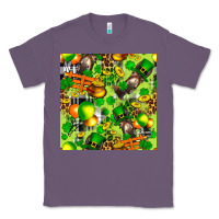 Lavender St. Patrick's Donkey With Shamrock Seamless Classic Tee - FaDigitalArtStudio