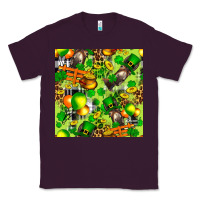 Plum St. Patrick's Donkey With Shamrock Seamless Classic Tee - FaDigitalArtStudio