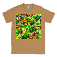 Toasted Coconut St. Patrick's Donkey With Shamrock Seamless Classic Tee - FaDigitalArtStudio