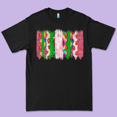 Summer Brushstrokes Premium Tee Designed By Cowhidedigitalart