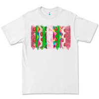 White summer brushstrokes Premium Tee - CowhideDigitalArt
