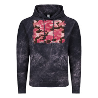 Cloud Black pink camouflage background Vintage Hoodie - BarkalooDesign
