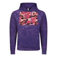 Cloud Purple pink camouflage background Vintage Hoodie - BarkalooDesign