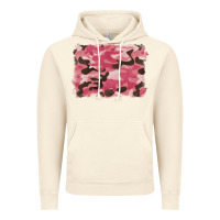Vintage Artic pink camouflage background Vintage Hoodie - BarkalooDesign