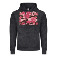 Vintage Black pink camouflage background Vintage Hoodie - BarkalooDesign