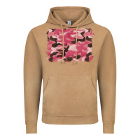 Vintage Camel pink camouflage background Vintage Hoodie - BarkalooDesign