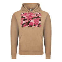 Vintage Coffee pink camouflage background Vintage Hoodie - BarkalooDesign