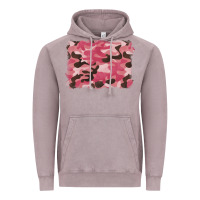 Vintage Zinc pink camouflage background Vintage Hoodie - BarkalooDesign