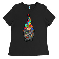 Black gnome autism Ladies Tee - RacoonDesign