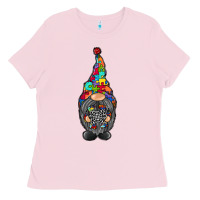 Bubblegum Pink gnome autism Ladies Tee - RacoonDesign