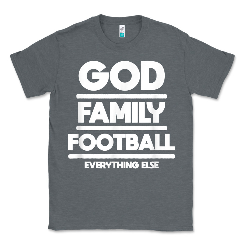 God Family Football Christian Faith Shirt Classic Tee by baoMotion | Teevron