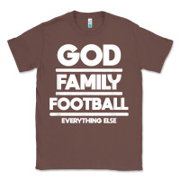 Chestnut god family football christian faith shirt Classic Tee - baoMotion
