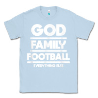 Dusty Blue god family football christian faith shirt Classic Tee - baoMotion