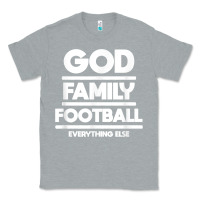 Heather Grey god family football christian faith shirt Classic Tee - baoMotion