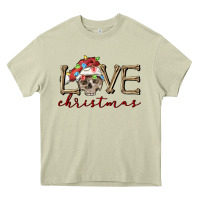 Mossy skull love christmas Heavy Core Tee - FaDigitalArtStudio