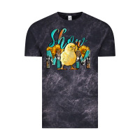 Cloud Black Western Show Mom Baby Chick Vintage Tee - LillyAllenDesigns