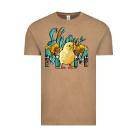 Vintage Coffee Western Show Mom Baby Chick Vintage Tee - LillyAllenDesigns