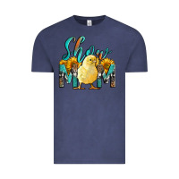 Vintage Denim Western Show Mom Baby Chick Vintage Tee - LillyAllenDesigns