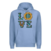 Colony Blue sunflower love Premium Hoodie - RanaPortraitStore
