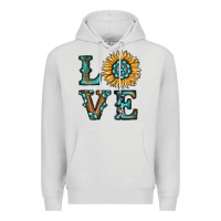 Dove Grey sunflower love Premium Hoodie - RanaPortraitStore