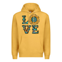 Mustard sunflower love Premium Hoodie - RanaPortraitStore
