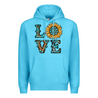 Ocean Blue sunflower love Premium Hoodie - RanaPortraitStore