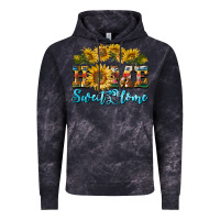 Cloud Black home sweet home sunflower Vintage Hoodie - BarkalooDesign