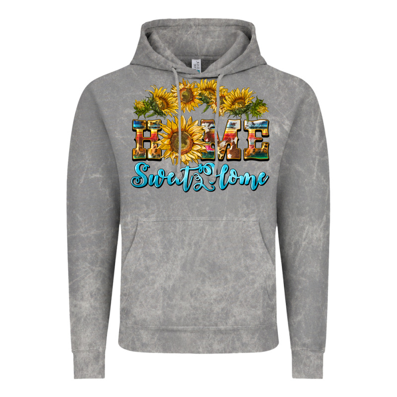 Home Sweet Home Sunflower Vintage Hoodie by BarkalooDesign | Teevron