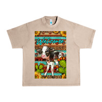 French Oak Welcome Cute Baby Calf Urban Heavy Tee - LillyAllenDesigns