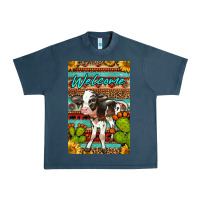 Midnight Navy Welcome Cute Baby Calf Urban Heavy Tee - LillyAllenDesigns