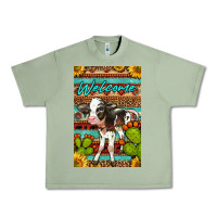 Oil Green Welcome Cute Baby Calf Urban Heavy Tee - LillyAllenDesigns