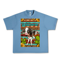 Pebble Blue Welcome Cute Baby Calf Urban Heavy Tee - LillyAllenDesigns