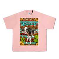 Salmon Welcome Cute Baby Calf Urban Heavy Tee - LillyAllenDesigns