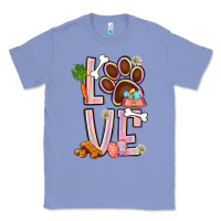 Colony Blue Tie dye easter love dog paw Classic Tee - BundleAndBundleShop