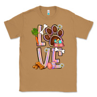 Toasted Coconut Tie dye easter love dog paw Classic Tee - BundleAndBundleShop