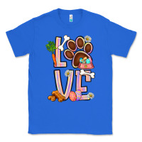 True Royal Tie dye easter love dog paw Classic Tee - BundleAndBundleShop