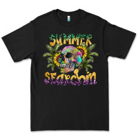 Black Summer Searchin Premium Tee - CowhideDigitalArt