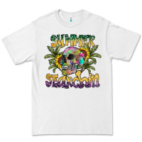 White Summer Searchin Premium Tee - CowhideDigitalArt