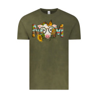 Vintage Olive Western Baby Calf Mom With Sunflower Vintage Tee - LillyAllenDesigns