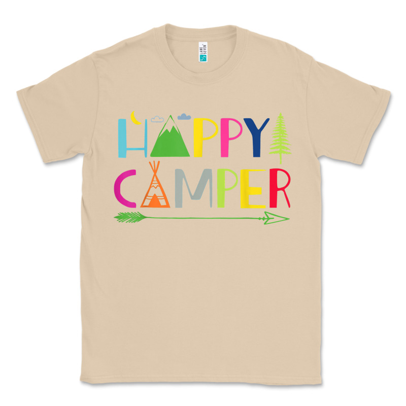 Camping Arrow Camper Happy Summer Camp Camping Kids 635 Classic Tee by baoMotion | Teevron