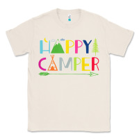 Natural camping arrow camper happy summer camp camping kids 635 Classic Tee - baoMotion