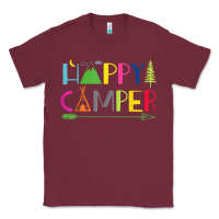 Burgundy camping arrow camper happy summer camp camping kids 635 Classic Tee - baoMotion