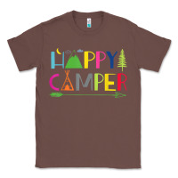Chestnut camping arrow camper happy summer camp camping kids 635 Classic Tee - baoMotion