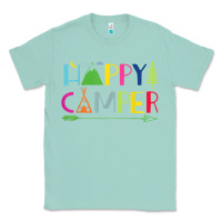Seafoam camping arrow camper happy summer camp camping kids 635 Classic Tee - baoMotion