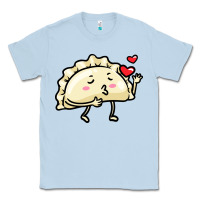 Dusty Blue pierogi lovers t  shirt pierogi kawaii emoticon polish food dyngus day Classic Tee - baoMotion