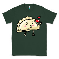 Sports Green pierogi lovers t  shirt pierogi kawaii emoticon polish food dyngus day Classic Tee - baoMotion