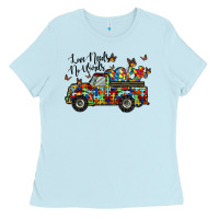 Baby Blue love needs no words Ladies Tee - RacoonDesign