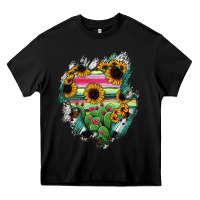 Black Durango State Of Mexico Map Heavy Core Tee - RanaPortraitStore
