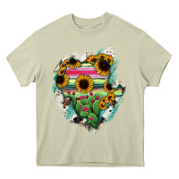 Mossy Durango State Of Mexico Map Heavy Core Tee - RanaPortraitStore